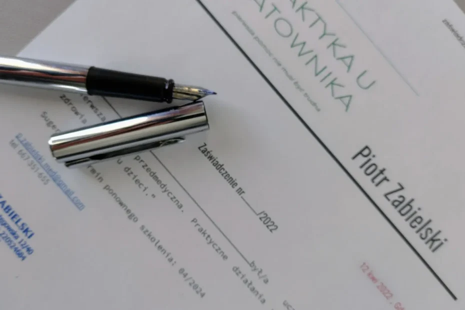 szkolenia z pierwszej pomocy z certyfikatem
